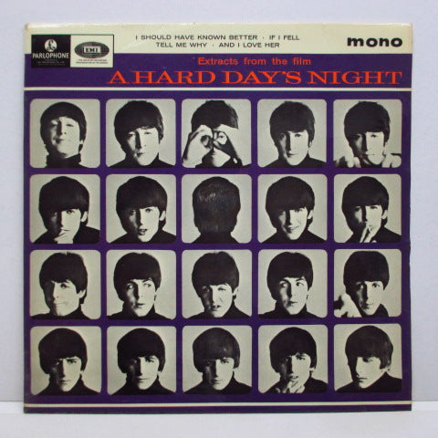 BEATLES - Extracts From The Film A Hard Day's Night (UK 80's Reissue EP/CFS)