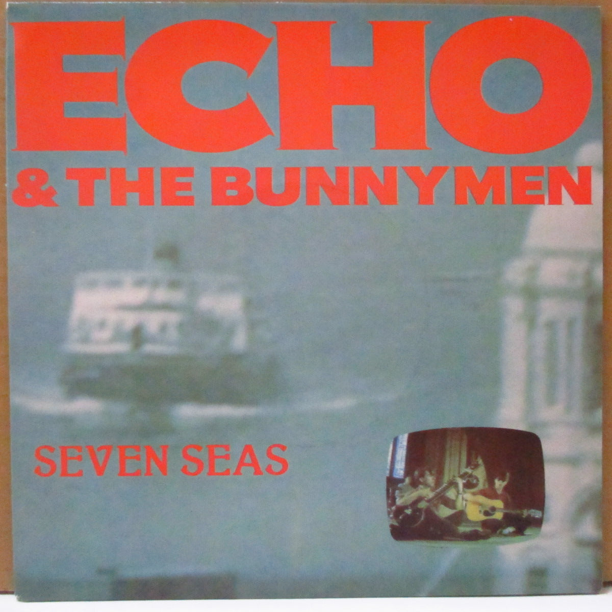 ECHO & THE BUNNYMEN (エコー＆ザ・バニーメン)  - Seven Seas (UK オリジナル・プラスチックラベ 7"+PS)