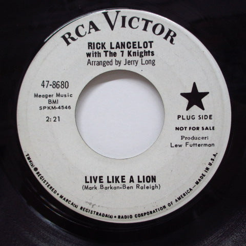 RICK LANCELOT with THE 7 KNIGHTS (リック・ランセロット)  - Live Like A Lion (Promo )