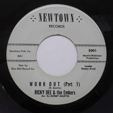 RICKY DEE & THE EMBERS - Work Out (Part 1 & 2) (Orig)