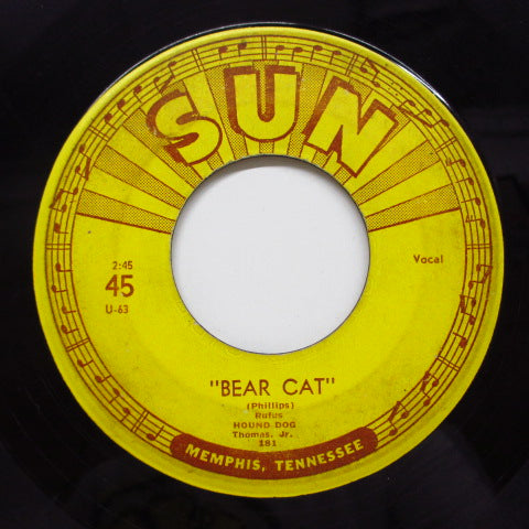 RUFUS THOMAS (RUFUS THOMAS JR.) - Bear Cat ('53 2nd Press)