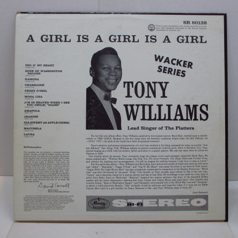 TONY WILLIAMS - A Girl Is A Girl Is A Girl (US Orig.Stereo LP)