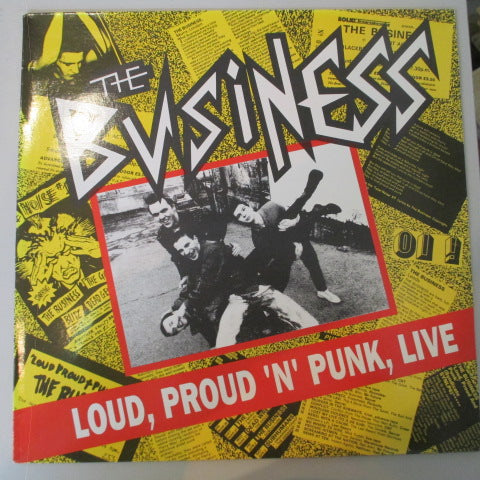 BUSINESS, THE - Loud Proud And Punk - Live (UK Reissue LP)