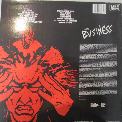 BUSINESS, THE (ザ・ビジネス) - Loud Proud And Punk - Live (UK '88 再発別ジャケ LP/LINK LP 64)
