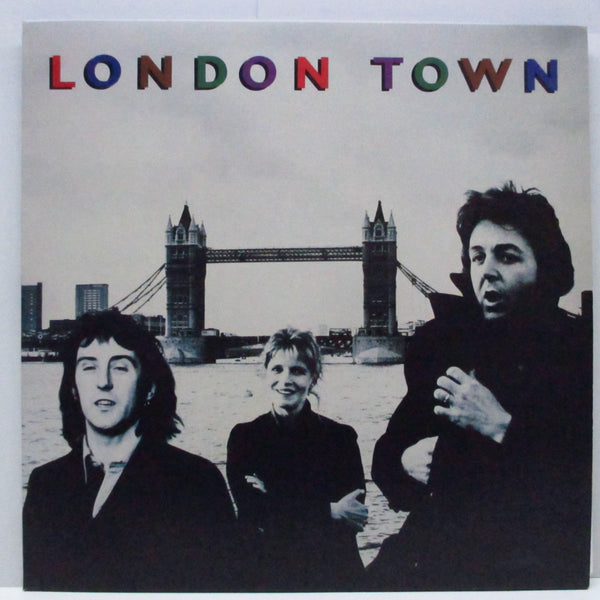 PAUL McCARTNEY & WINGS (ポール・マッカートニー)  - London Town (UK オリジナル LP+インナー、ポスター)