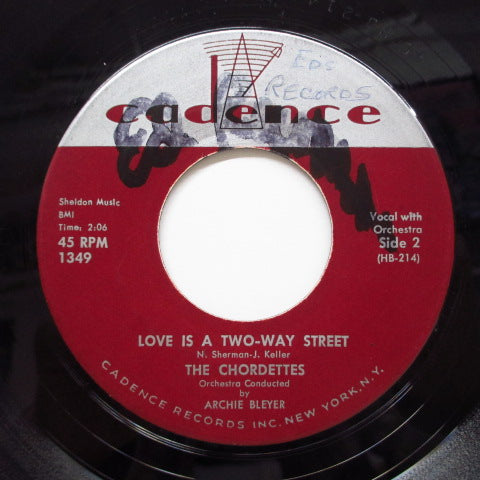 CHORDETTES - Zorro / Love Is A Two Way Street