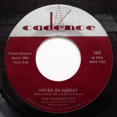 CHORDETTES - Never On Sunday (Orig.)