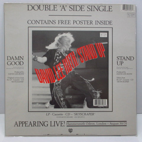 DAVID LEE ROTH - Damn Good (UK Ltd.Special Pack 7"+Poster/Stickered PVC)