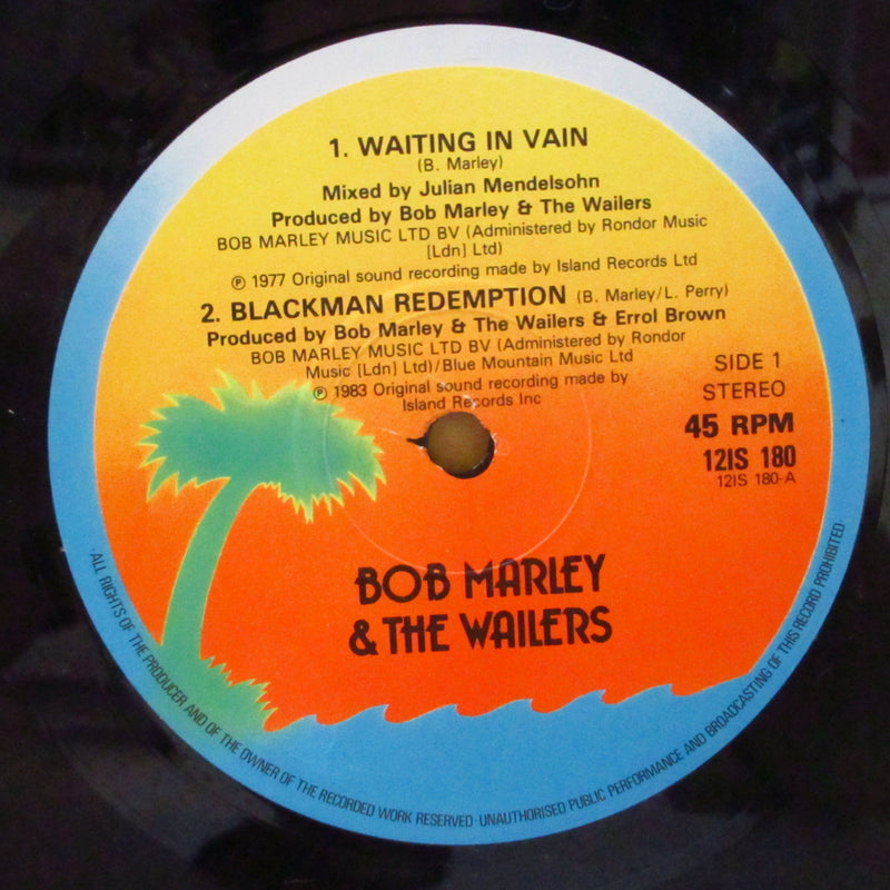 BOB MARLEY & THE WAILERS (ボブ・マーリー&ザ・ウェイラーズ)  - Waiting In Vain (UK オリジナル 12")