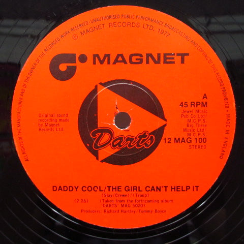DARTS - Daddy Cool (UK Orig.12")