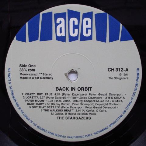 STARGAZERS (スターゲイザーズ)  - Back In Orbit! (UK Orig.LP)