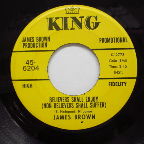 JAMES BROWN (ジェームス・ブラウン)  - Tit For Tat / Believers Shall Enjoy (Promo)