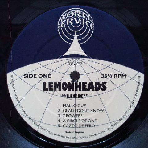 LEMONHEADS (レモンヘッズ)  - Lick (UK Orig.LP)