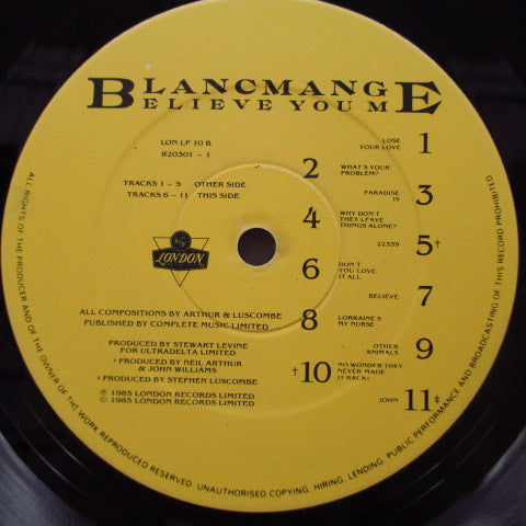 BLANCMANGE - Believe You Me (UK Orig.LP)