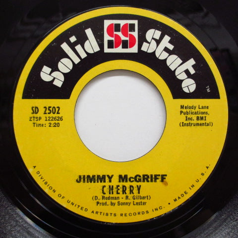 JIMMY McGRIFF(JIMMIE McGRIFF) - Cherry / The Comeback (Orig)