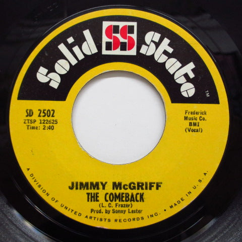 JIMMY McGRIFF(JIMMIE McGRIFF) (ジミーマクグリフ) - Cherry / The Comeback (Orig)