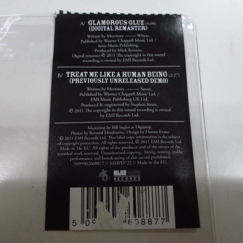 MORRISSEY (モリッシー)  - Glamorous Glue (UK/EU 限定ピクチャー 7"+Stickerd PVC)