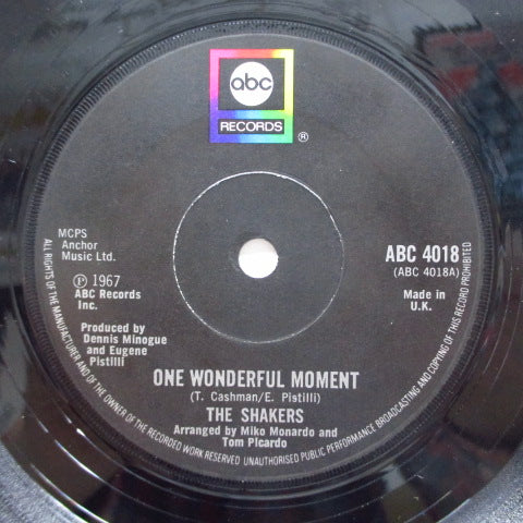 SHAKERS - One Wonderful Moment (UK Reissue)