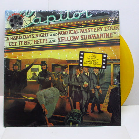 BEATLES - Reel Music (US Promo Clear Yellow Vinyl+Booklet)