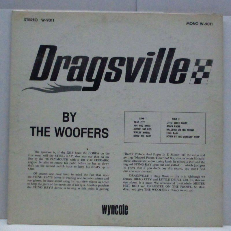 WOOFERS, THE (ザ・ウーファーズ)  - Dragsville (US Orig.Mono LP)