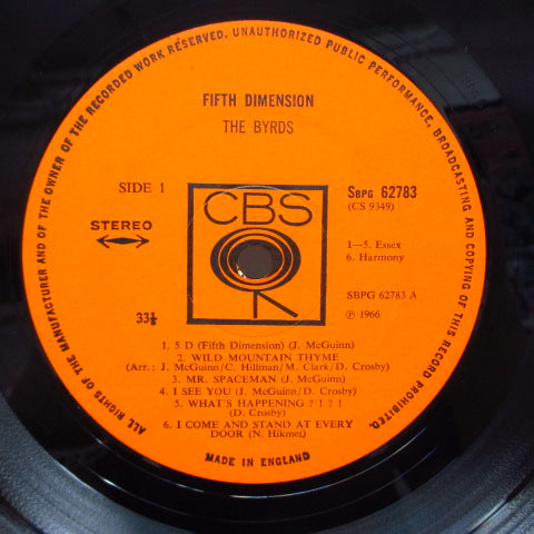 BYRDS (ザ・バーズ)  - Fifth Dimension (UK Orig.STEREO)