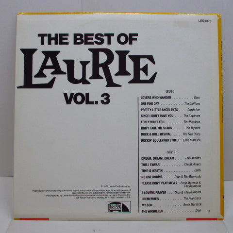 V.A. - The Best Of Laurie Vol.3 (US Orig.Stereo LP)