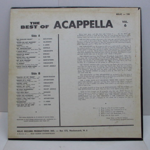 V.A. - The Best Of Acappella Vol.6 (70's Orig)