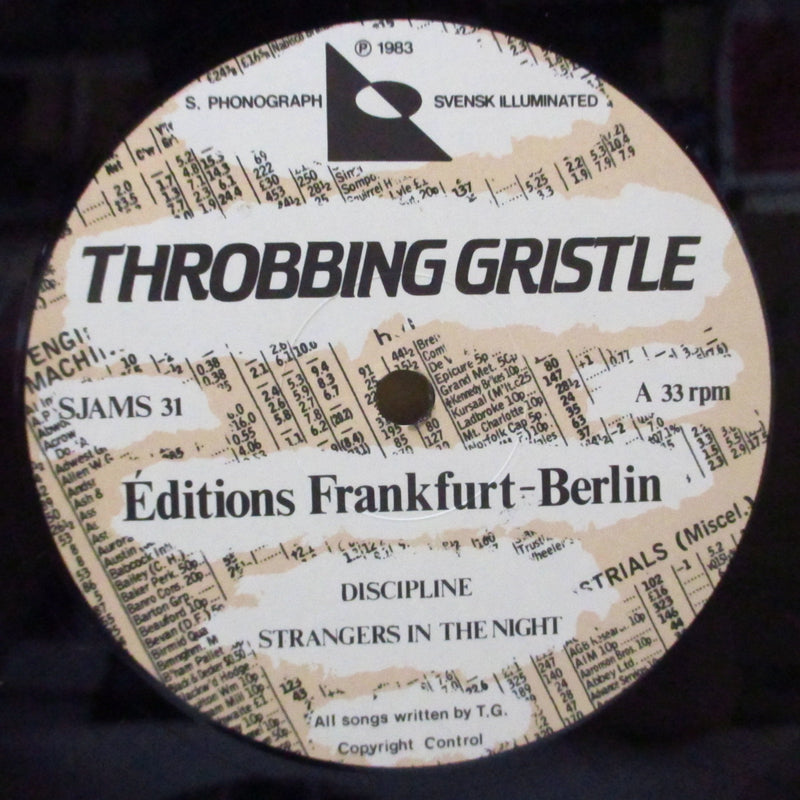 THROBBING GRISTLE (スロッビング・グリスル)  - Editions Frankfurt-Berlin (EU オリジナル LP)
