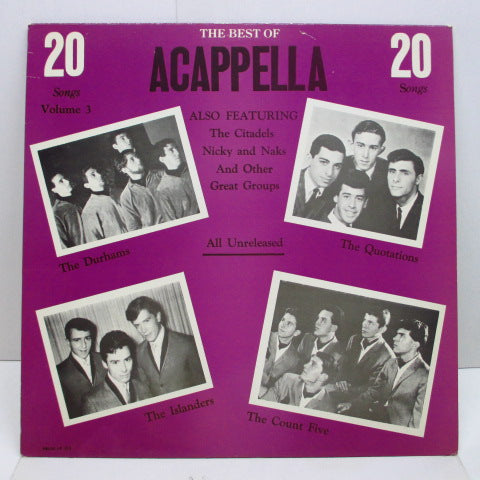 V.A. - The Best Of Acappella Vol.3 (80's Reissue)