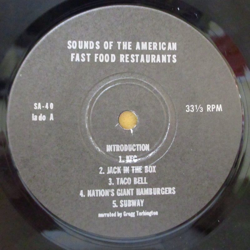 GOLDING INSTITUTE, THE - Sounds Of The American Fast Food Restaurants (Mexico Orig.7")