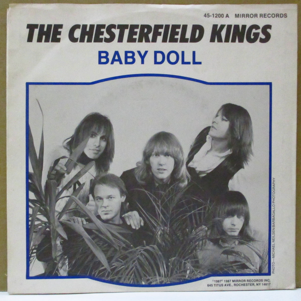 CHESTERFIELD KINGS (チェスターフィールド・キングス)  - Baby Doll / I Cannot Find Her (US Orig.7")