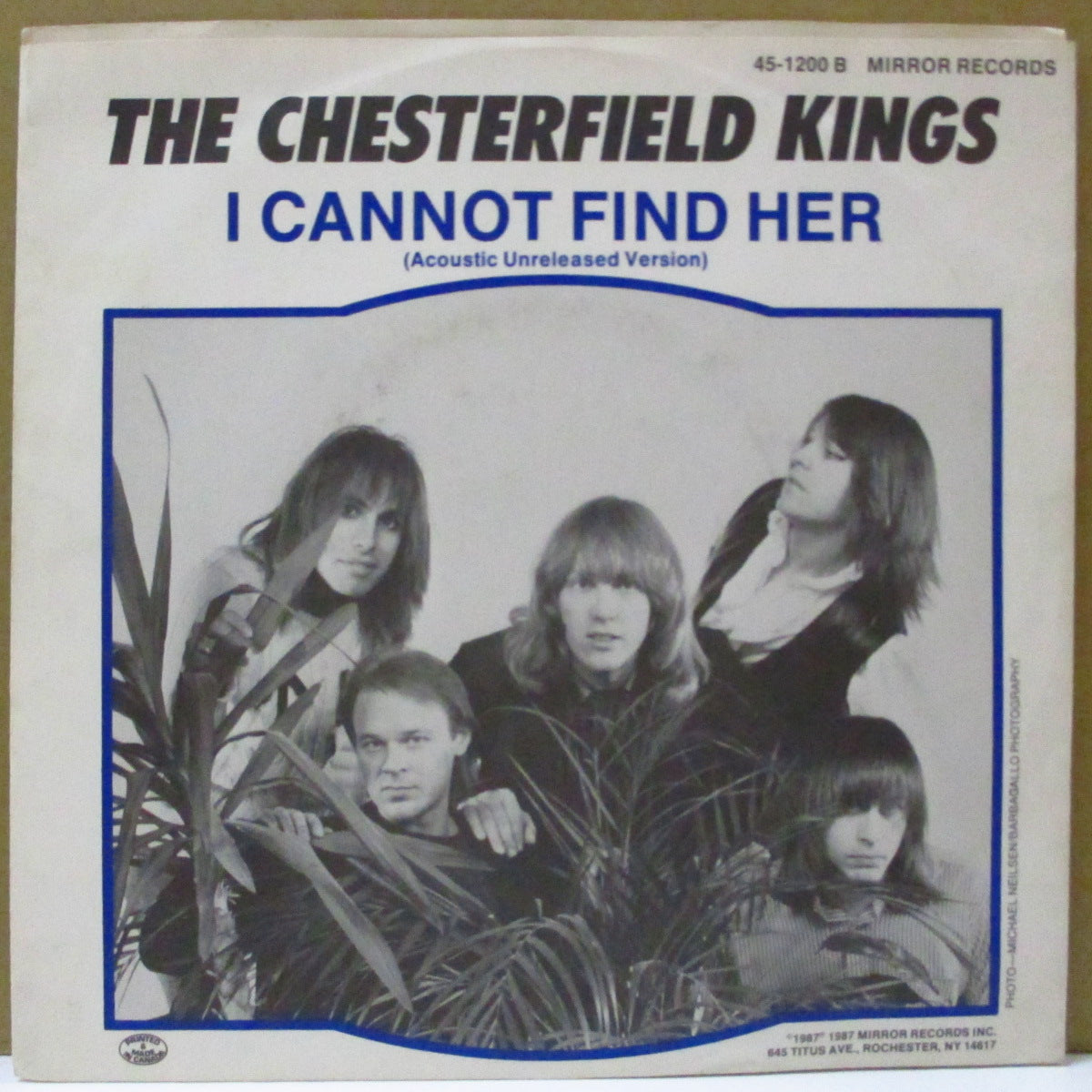 CHESTERFIELD KINGS (チェスターフィールド・キングス)  - Baby Doll / I Cannot Find Her (US Orig.7")