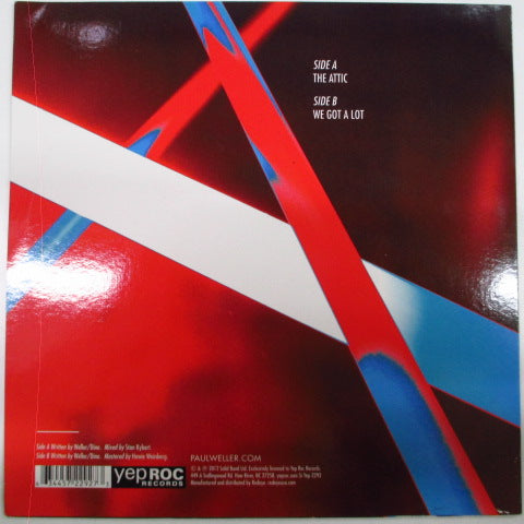 PAUL WELLER (ポール・ウェラー) - The Attic (US 限定 White Vinyl 7")