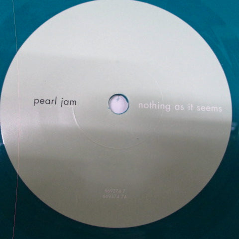 PEARL JAM (パール・ジャム)  - Nothing As It Seems (UK 限定グリーンヴァイナル 7")