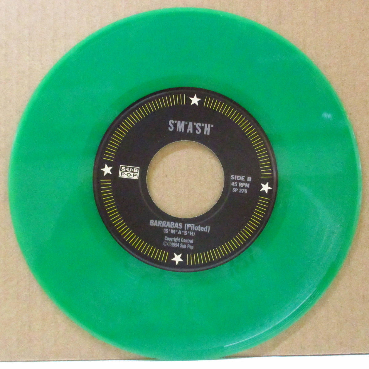 SMASH (スマッシュ)  - Barrabas - Piloted (US Ltd.Green Vinyl 7"/Envelope CVR)