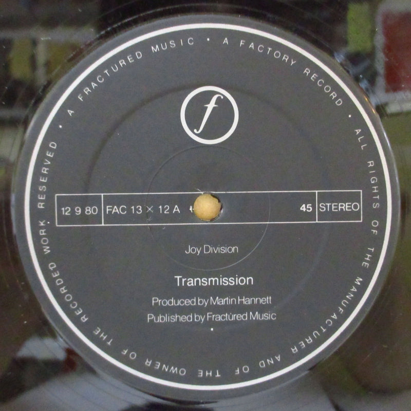 JOY DIVISION (ジョイ・ディヴィジョン)  - Transmission (UK '81 初回オリジナル 12"/エンボス・ジャケ)