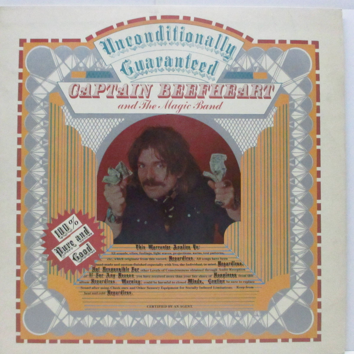 CAPTAIN BEEFHEART & The Magic Band  (キャプテン・ビーフハート & ザ ・マジック・バンド)  - Unconditionally Guaranteed (UK オリジナル「カラー２ビーナス/ドラゴン」ラベLP)