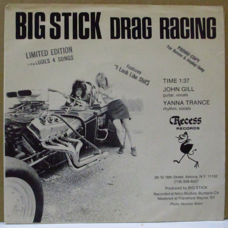 BIG STICK (ビッグ・スティック)  - Drag Racing (US Ltd Promo.7")