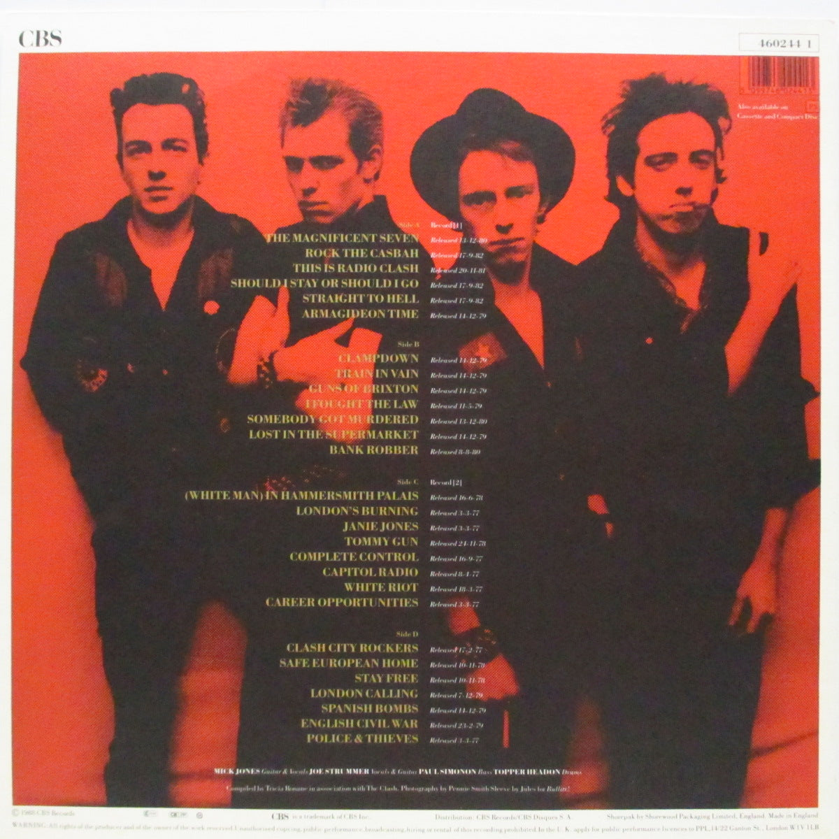 CLASH, THE (ザ・クラッシュ) - The Story Of The Clash Vol.1 (UK オリジナル 2xLP+インナ