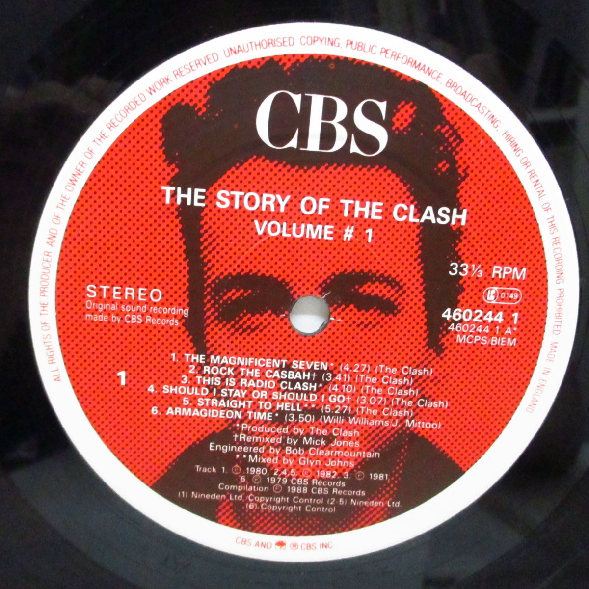 CLASH, THE (ザ・クラッシュ) - The Story Of The Clash Vol.1 (UK オリジナル  2xLP+インナー/マットジャケ)