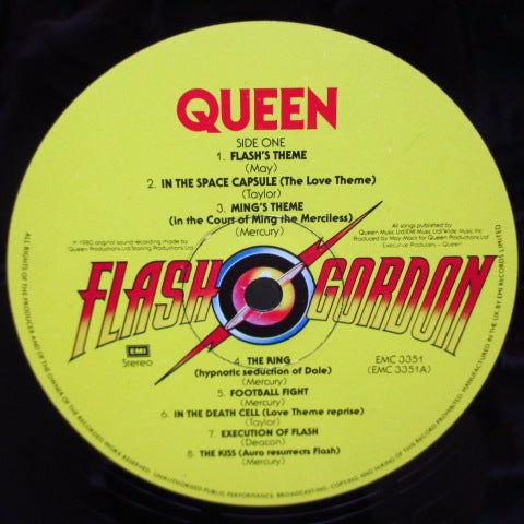 QUEEN (クイーン)  - Flash Gordon (UK オリジナル LP+ダイカットインナー)