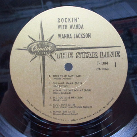WANDA JACKSON (ワンダ・ジャクソン) - Rockin' With Wanda (US '62 Re Mono LP)