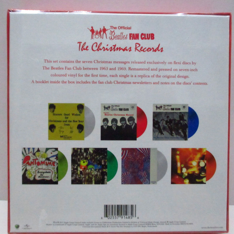 BEATLES - Happy Christmas Beatle People (UK/EU & US Ltd.7xColor Vinyl 7"/Stickered Box)