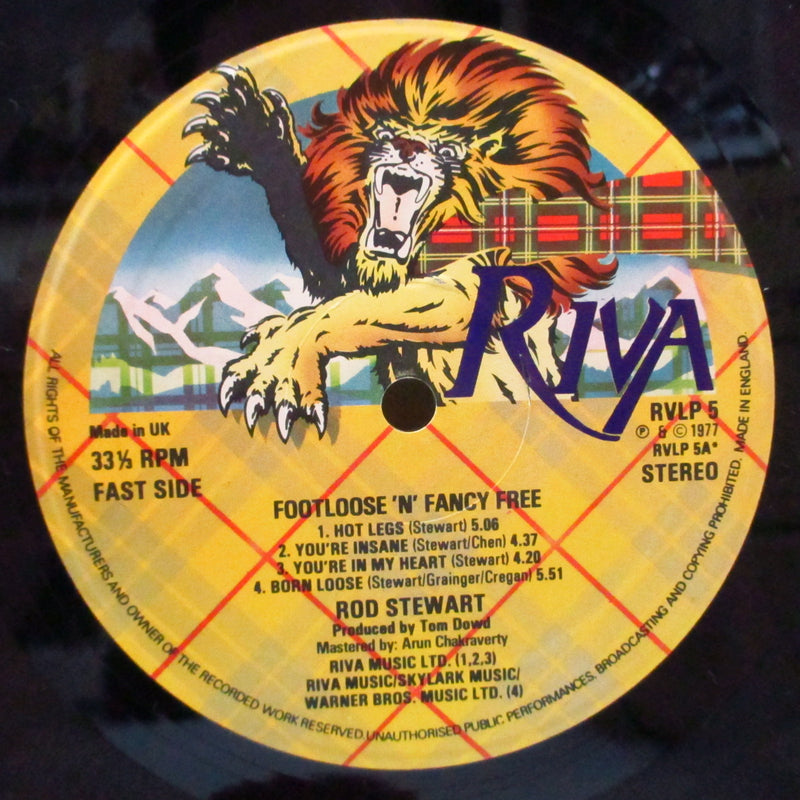 ROD STEWART (ロッド・スチュワート)  - Foot Loose & Fancy Free (UK オリジナル LP+ブックレット)