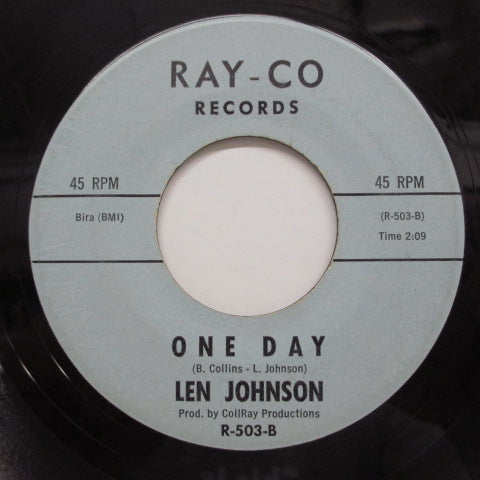 LEN JOHNSON - One Day / Sweet Thing (Block Logo)