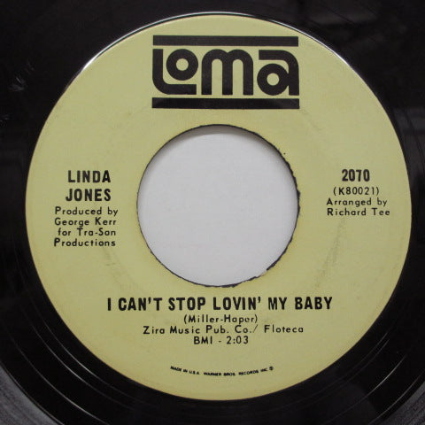 LINDA JONES - I Can't Stop Lovin' My Baby (70's Reissue)