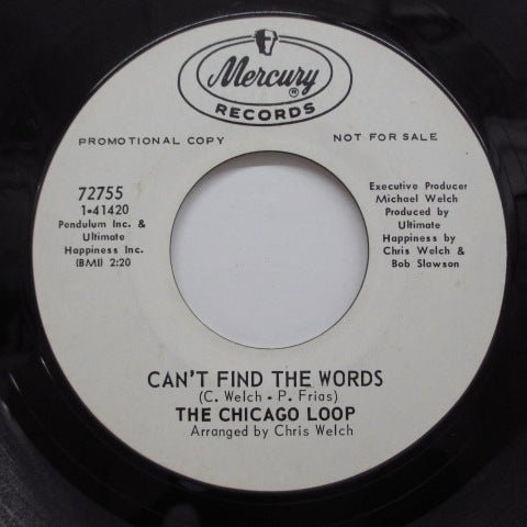 CHICAGO LOOP - Saved / Can't Find The Words (Promo)