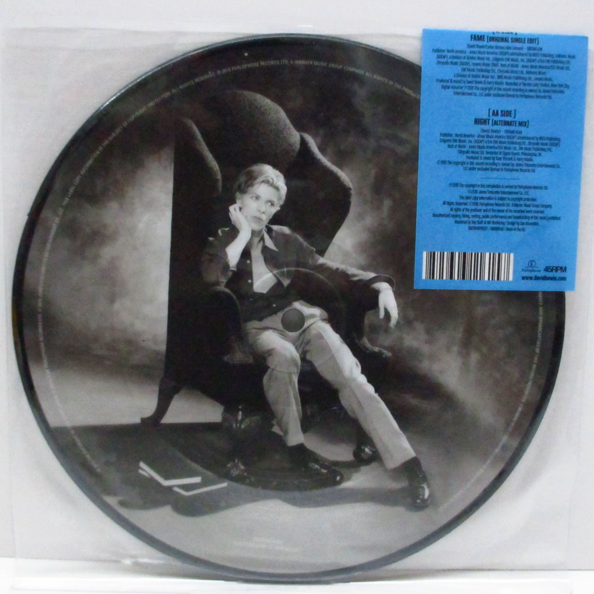 DAVID BOWIE - Fame (Orig.Single Edit) (EU '15 Ltd.Picture 7"+Stickered PVC)