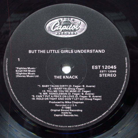 KNACK, THE - ...But The Little Girls Understand (UK Orig.LP)