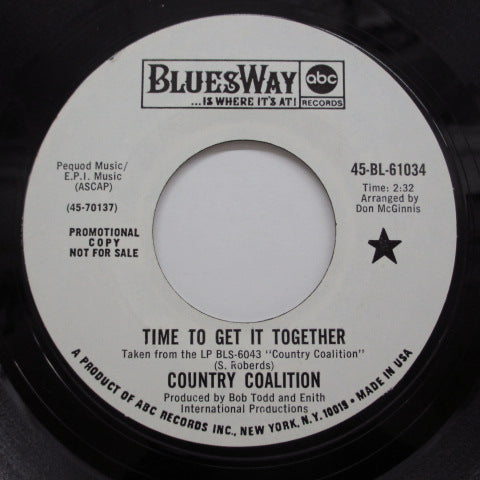 COUNTRY COALITION - Time To Get Together (PROMO)